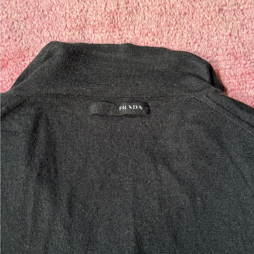 Prada cashmere short sleeve button up - Picture 5 of 6